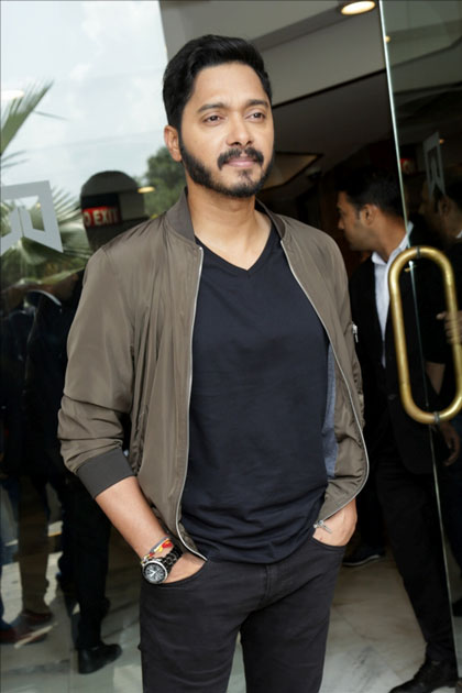 Actor Shreyas Talpade during a press conference