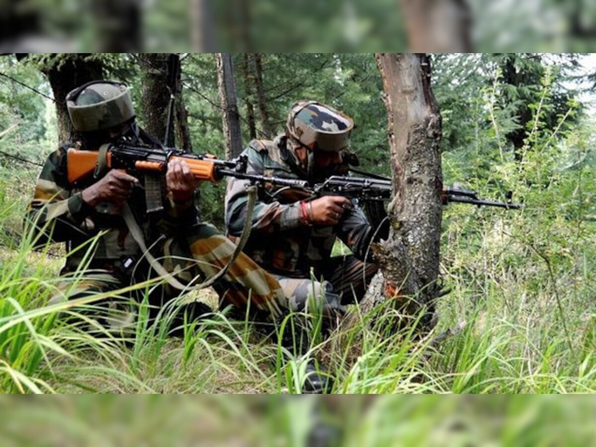 जम्मू-काश्मीरच्या त्रालमध्ये दहशतवादी हल्ला, ७ जवान जखमी  title=