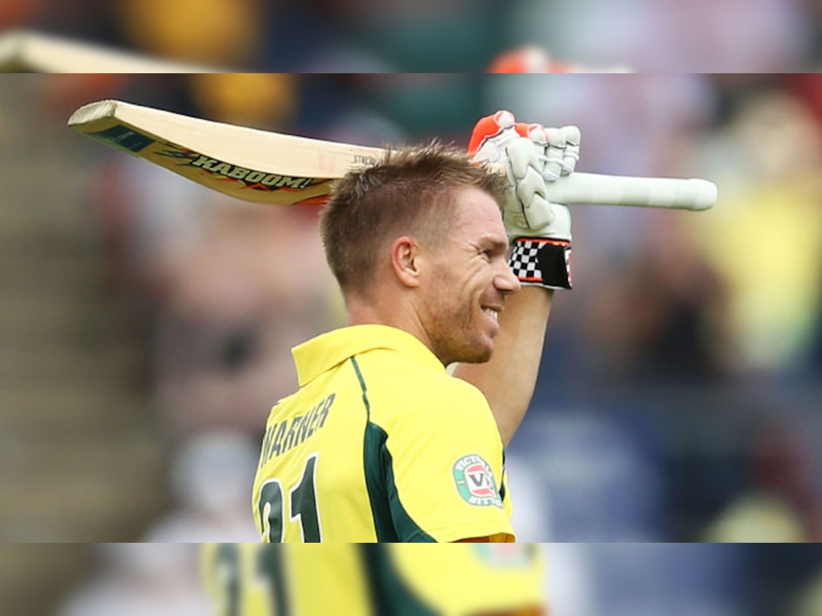 ऑस्ट्रेलियाचा धावांचा डोंगर, शंभराव्या वनडेत वॉर्नरचं शतक  title=