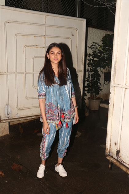 Actress Aditi Rao Hydari during the screening of film 