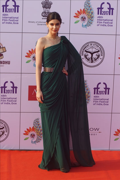 Actress Diana Penty during the opening ceremony of 48th edition of International Film Festival of India (IFFI) in Goa.