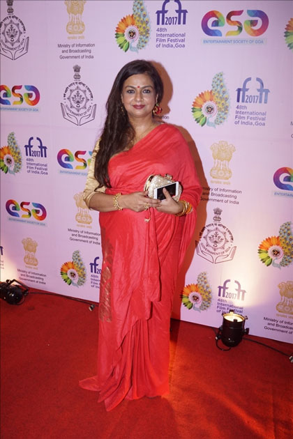 Television actress Neelima Azeem during the screening of film 