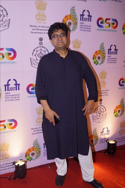 Chairman of the Central Board of Film Certification Prasoon Joshi during the screening of film 