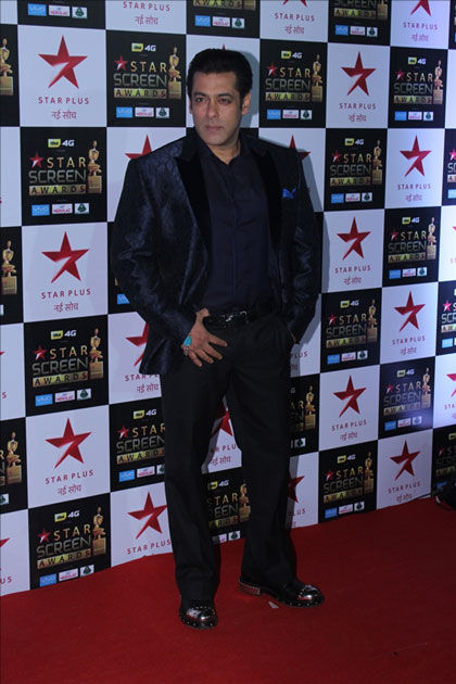 Actor Salman Khan at the red carpet of 