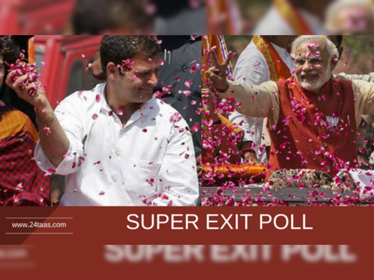 SUPER EXIT POLL: गुजरात विधानसभा निवडणुकीत फुलणार भाजपचं कमळ title=