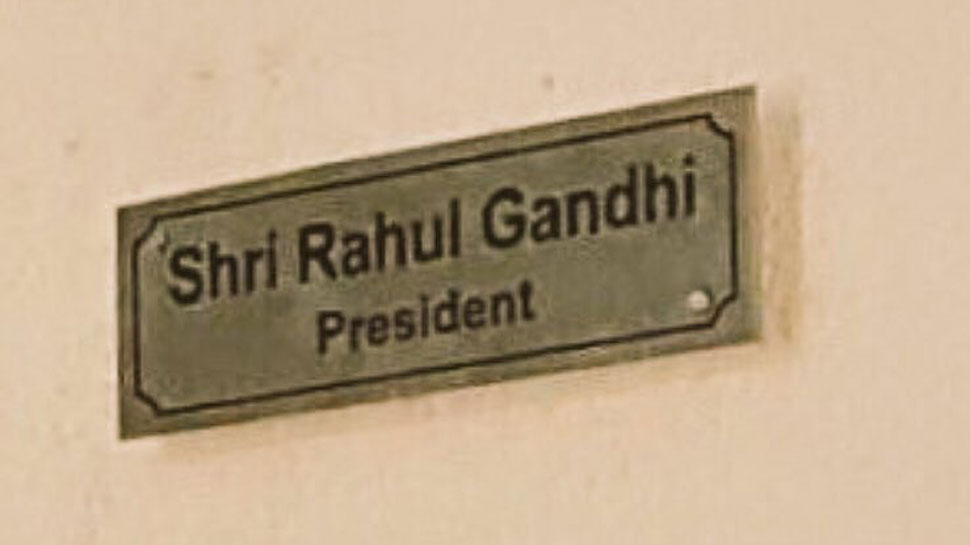 Rahul Gandhi takes over