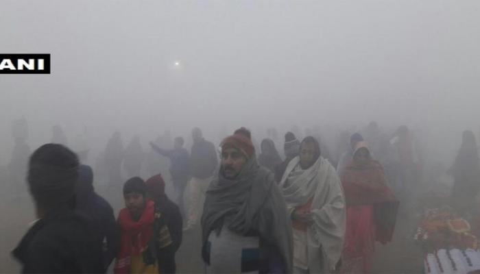 makar sankranti celebration in the country devotees taking holy dip in ganga at allahabad 