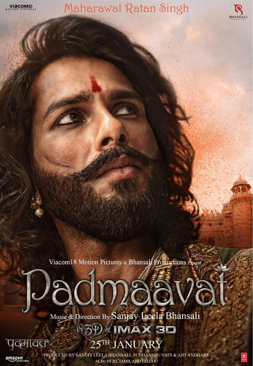 Padmaavat: Movie posters shahid kappor