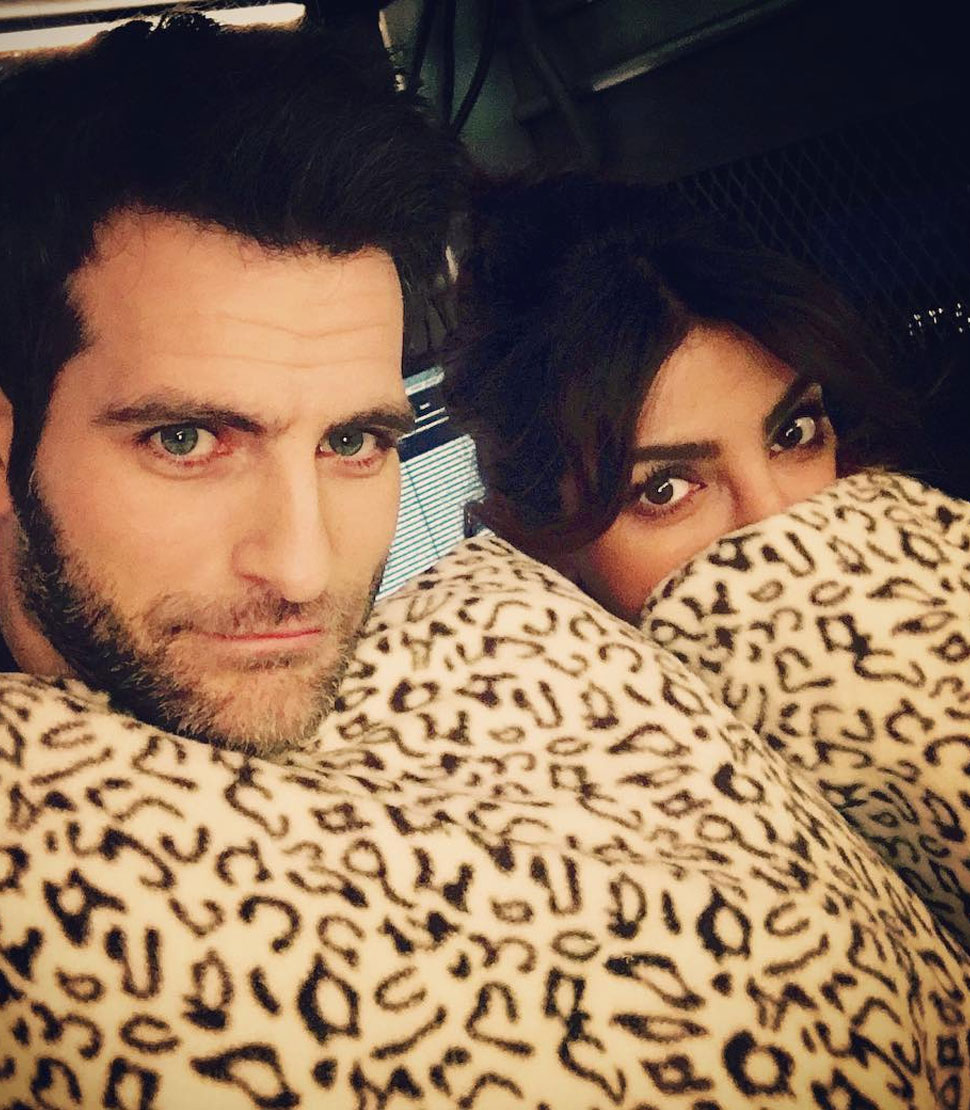 Priyanka Chopra passionately kisses co star Alan Powell while filming Quantico