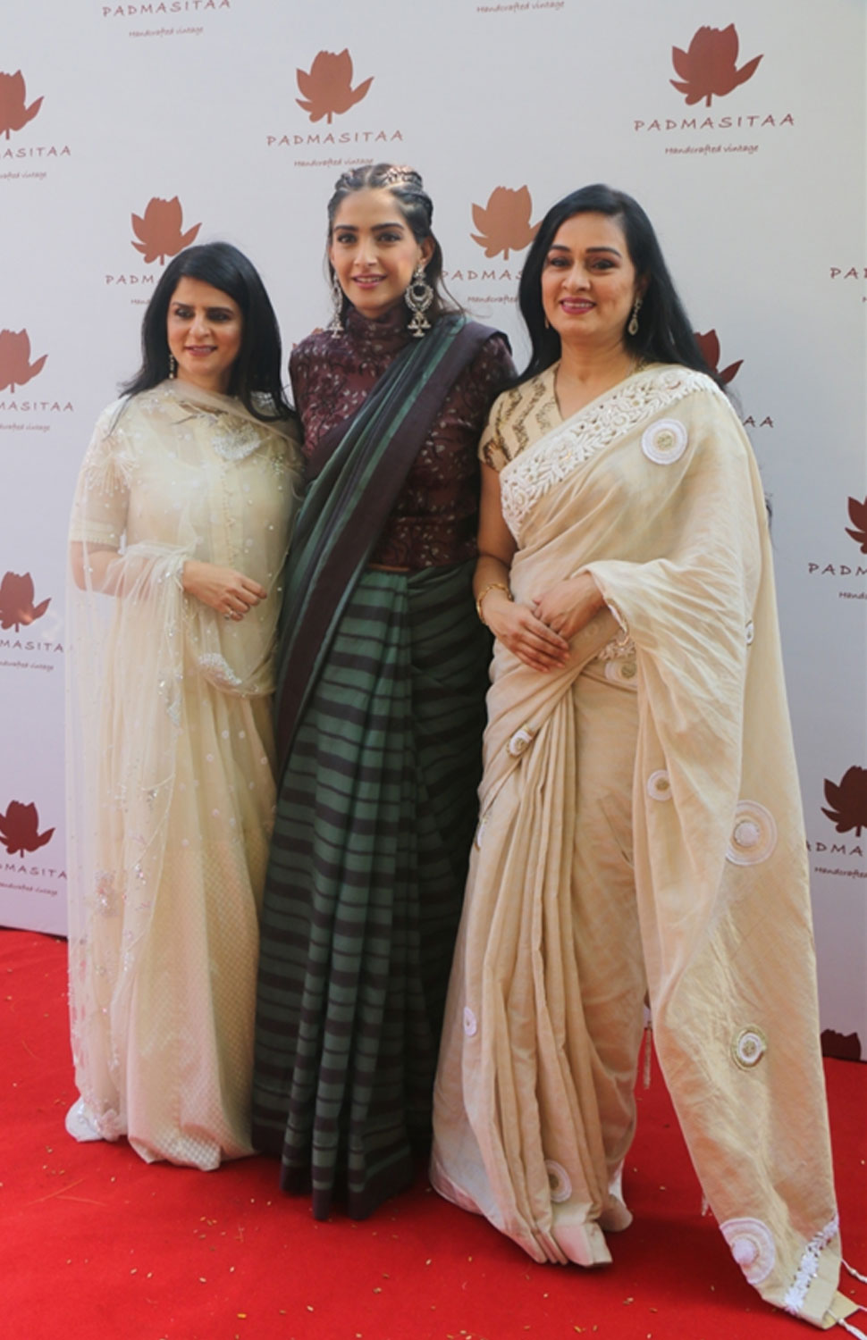 Sonam Kapoor and Shraddha Kapoor at the launch of Padmasitaa clothing Brand