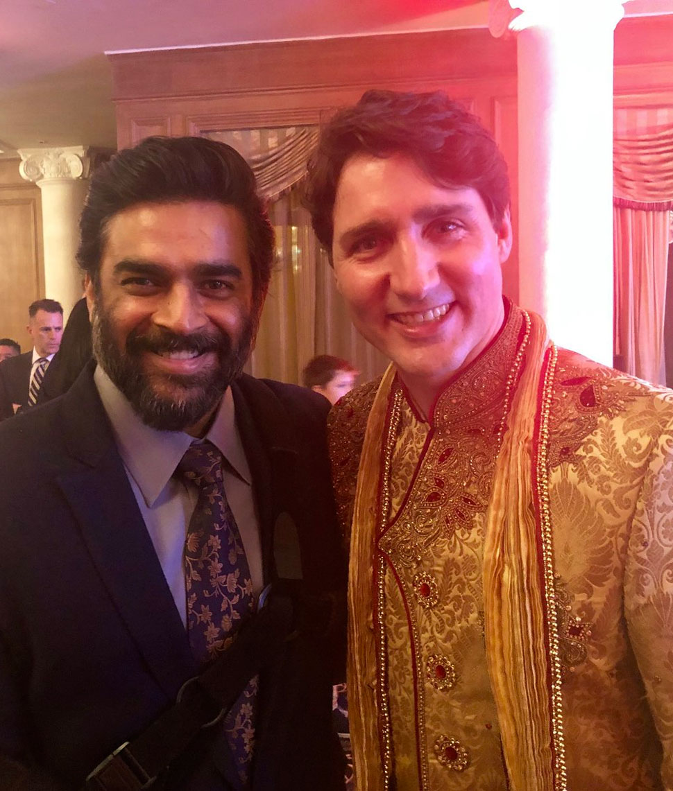 Canadian Prime Minister Justin Trudeau meets Shah rukh Khan and Aamir Khan