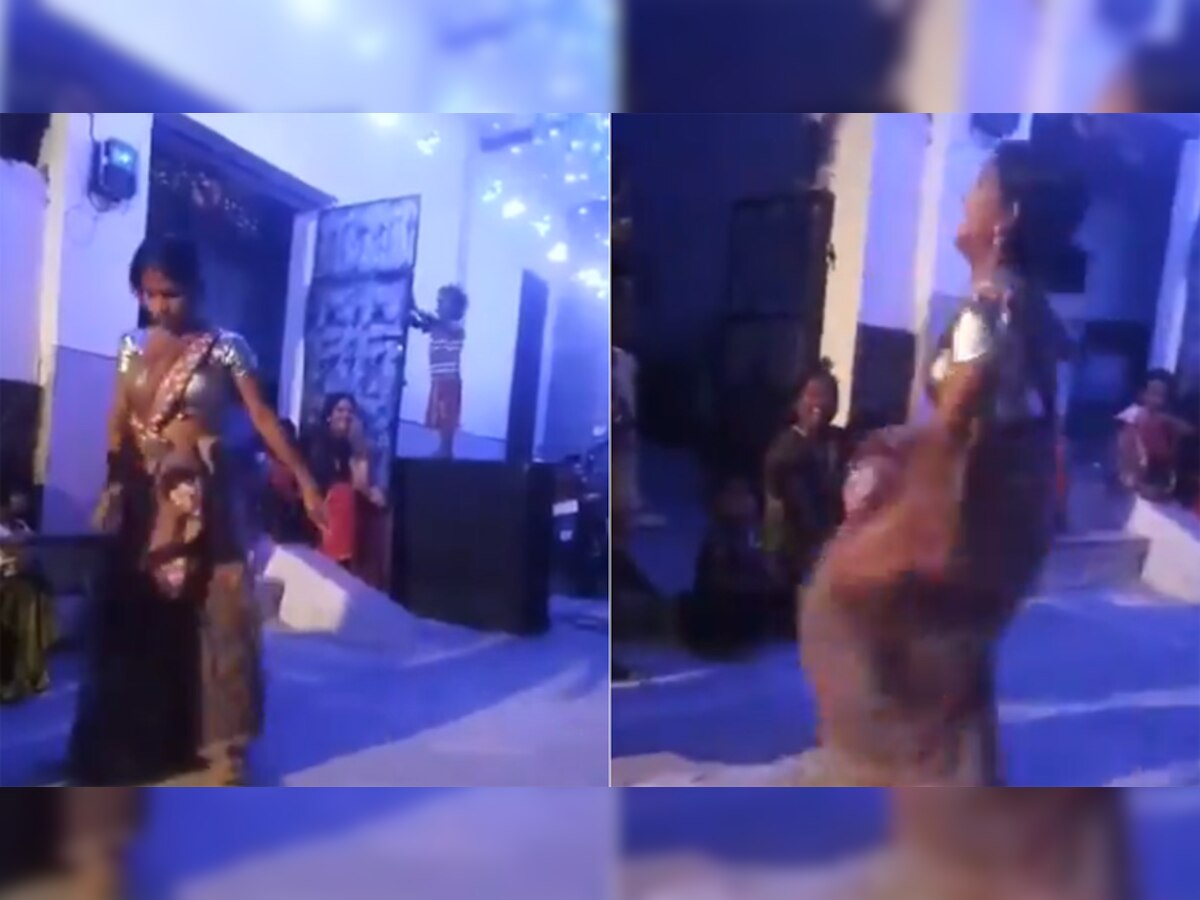 VIDEO : महिलेच्या अफलातून डान्स व्हिडिओचा सोशल मीडियात धुमाकूळ   title=
