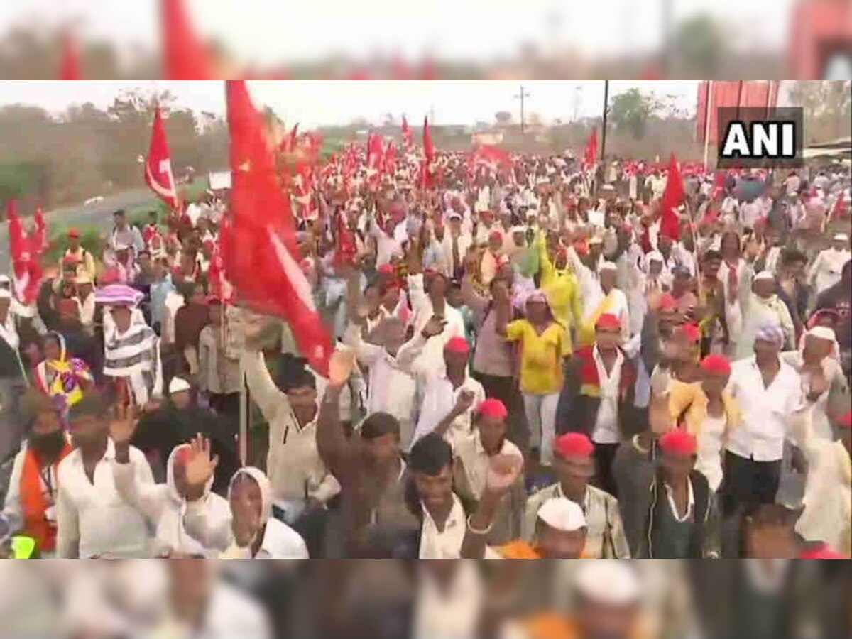 शेतक-यांचा भव्य लाँग मार्च, विधानसभेला बेमुदत घालणार महाघेराव title=