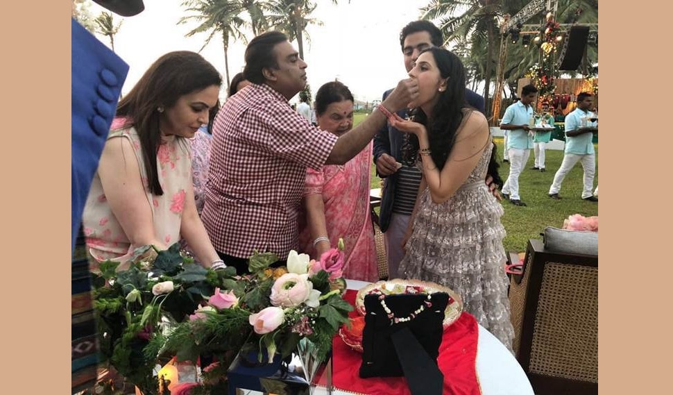 akash ambani and shloka russell mehta pre engagement