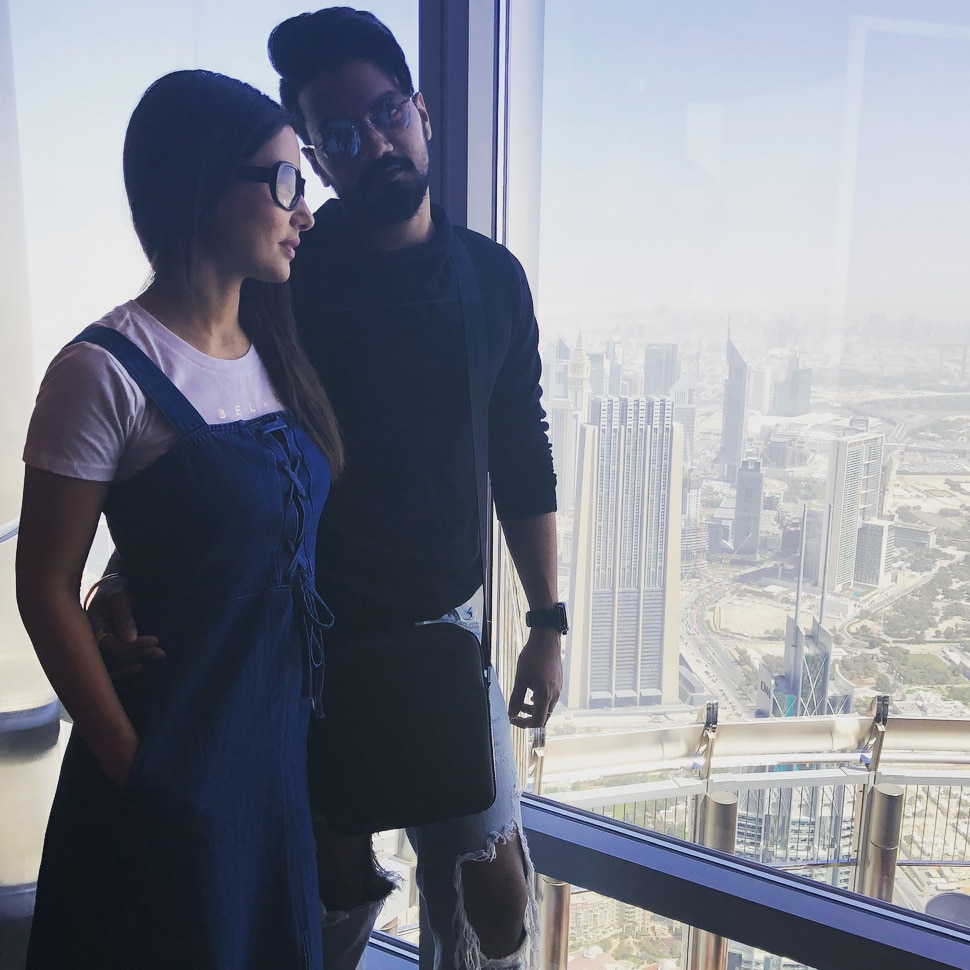 Hina Khan vaction with Rocky Jaiswal in Dubai