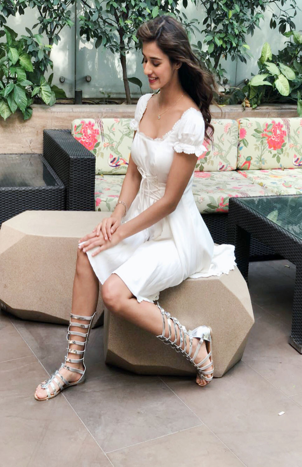 Disha patani in white dress