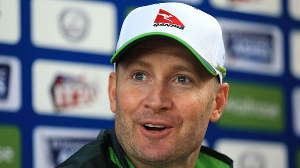 Michael Clarke in race