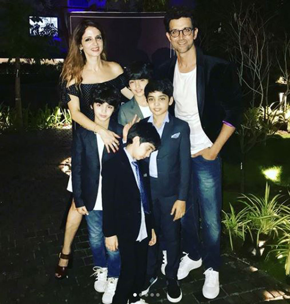 Hrithik Roshan holidays with ex-wife Sussanne and his sons