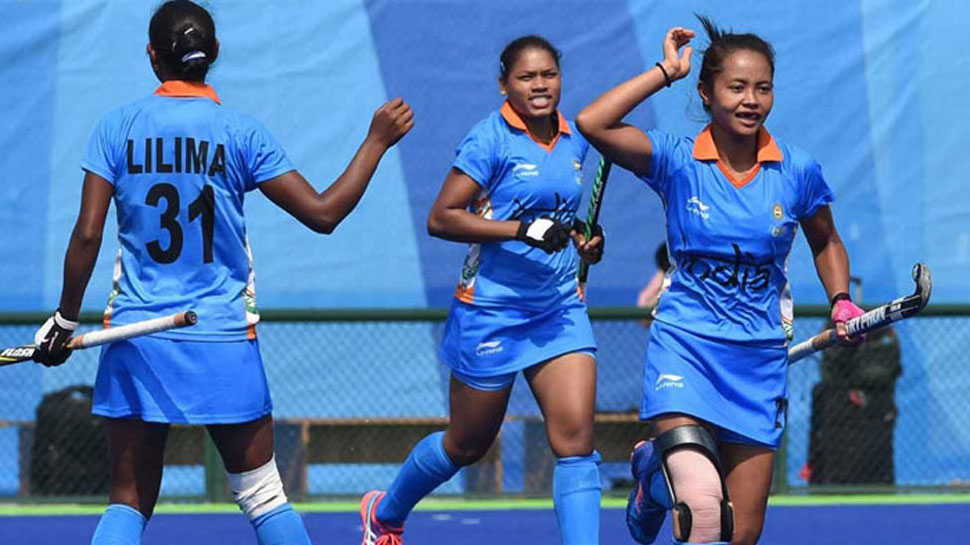 Indian women wins in hockey