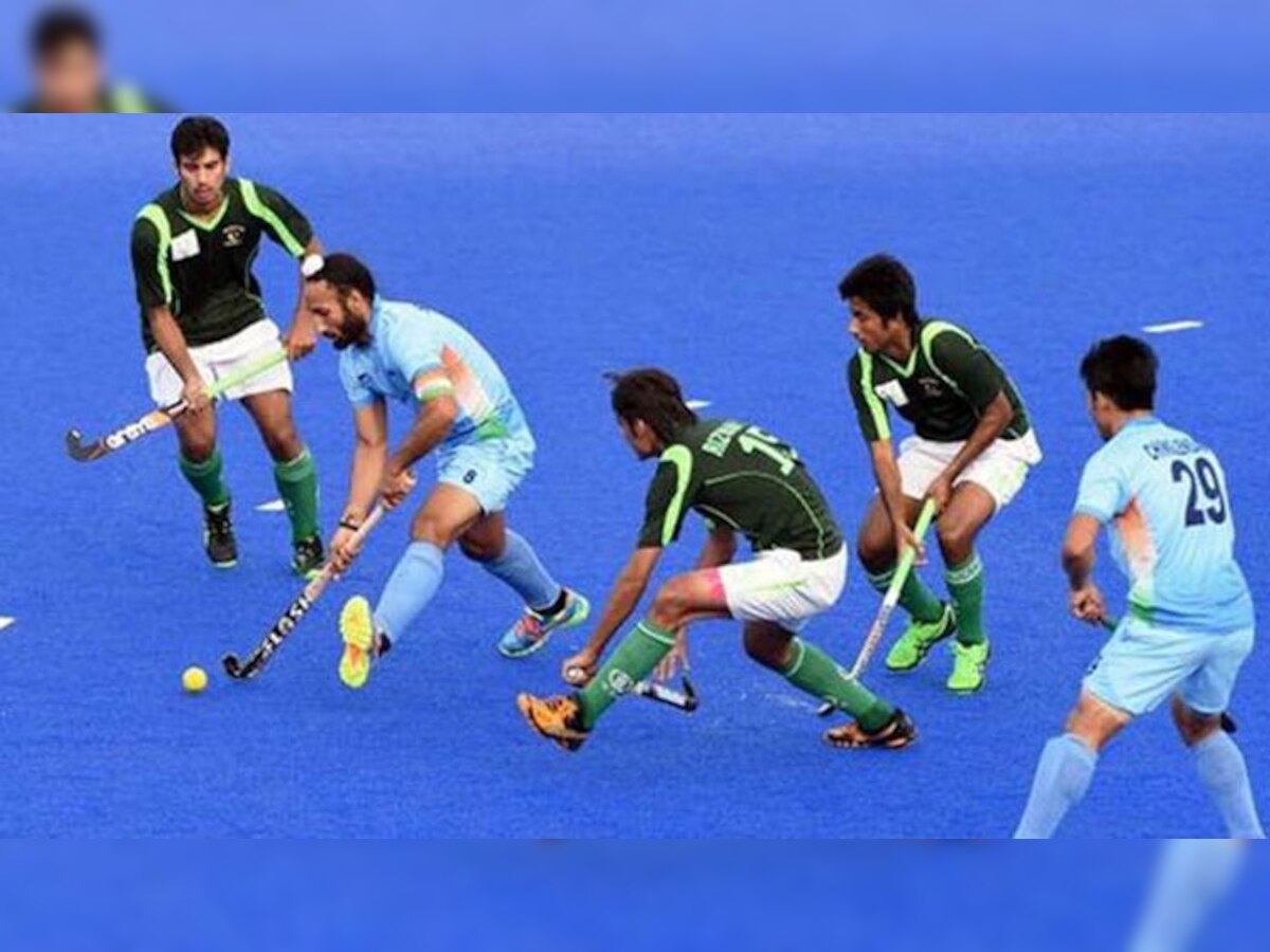 भारत-पाकिस्तान हॉकी सामना २-२ ने ड्रॉ title=