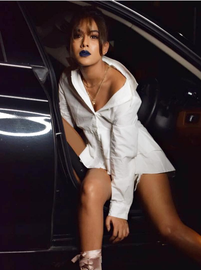 Nia Sharma trolled for wearing blue lipstick