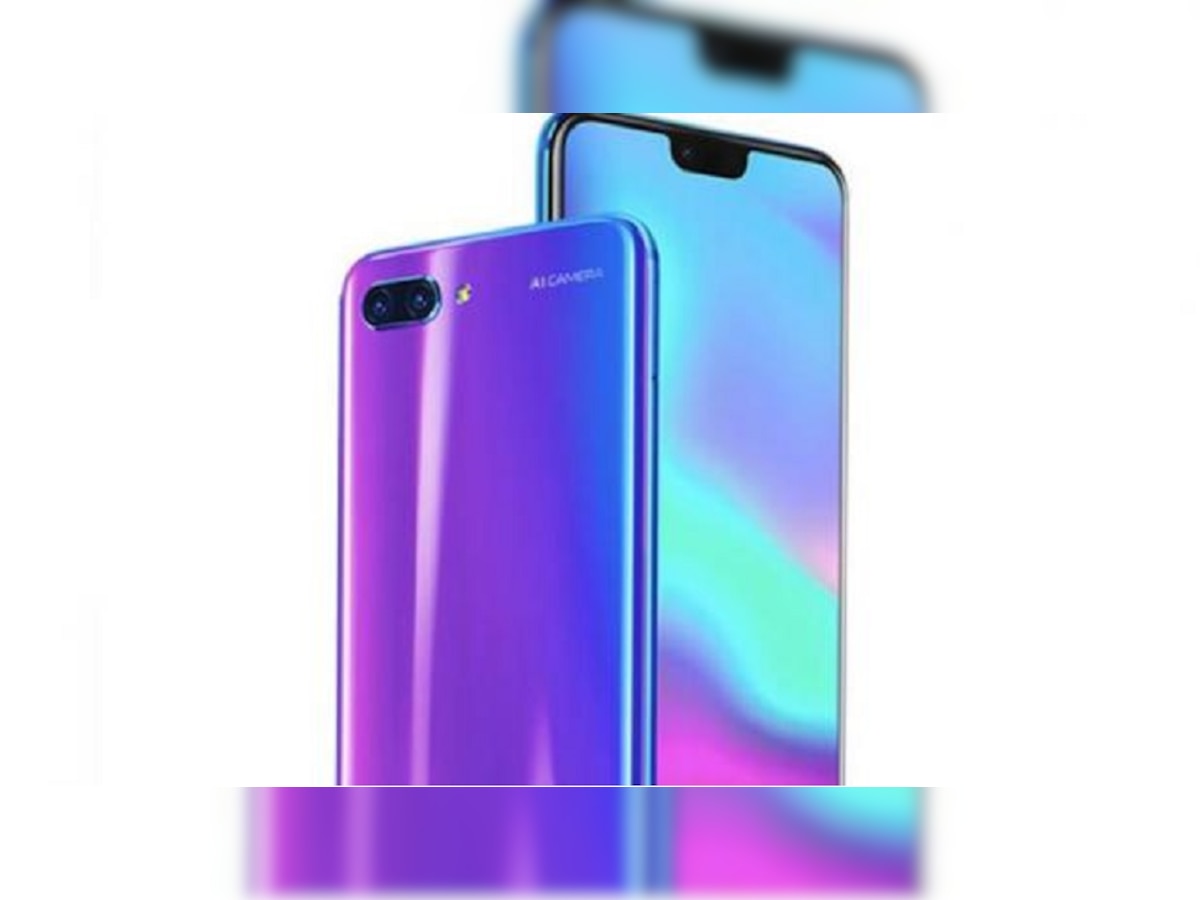 ग्लास डिझाईन आणि iPhone X सारख्या नॉच सोबत Honor 10 लॉन्च title=