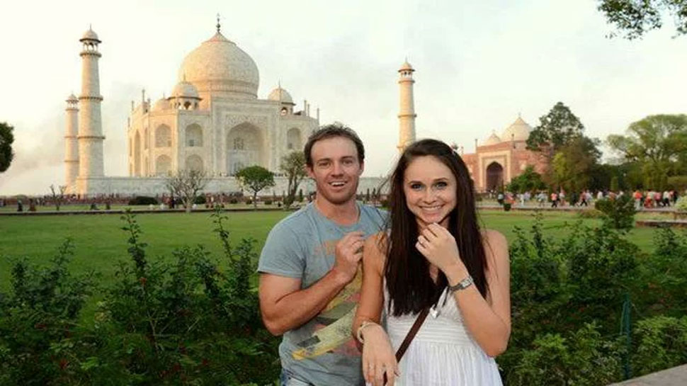 AB de Villiers, Danielle, Taj Mahal,