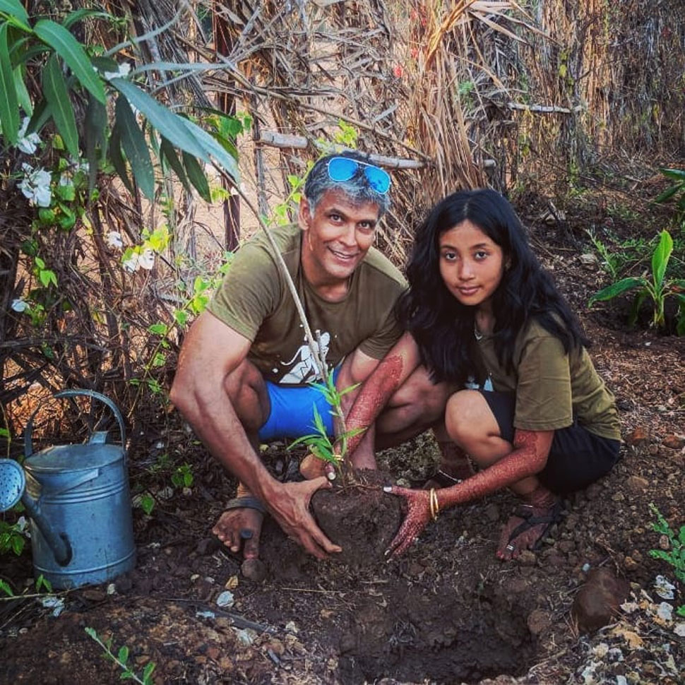 Milind Soman, Ankita Konwar