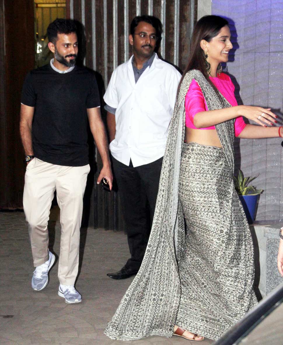 Sonam Kapoor Spotted With Husband-To-Be Anand Ahuja In Mumbai