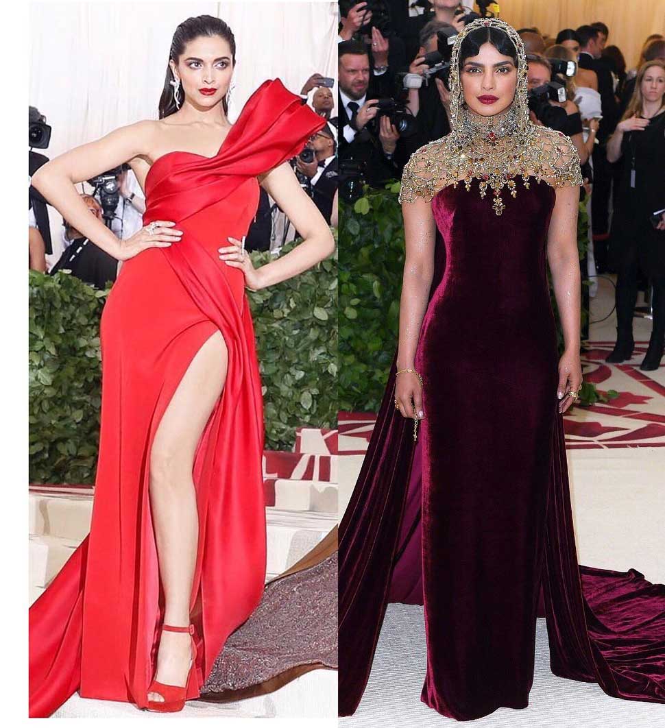 Priyanka Chopra or Deepika Padukone, Who`s Best Dress at the 2018 Met Gala