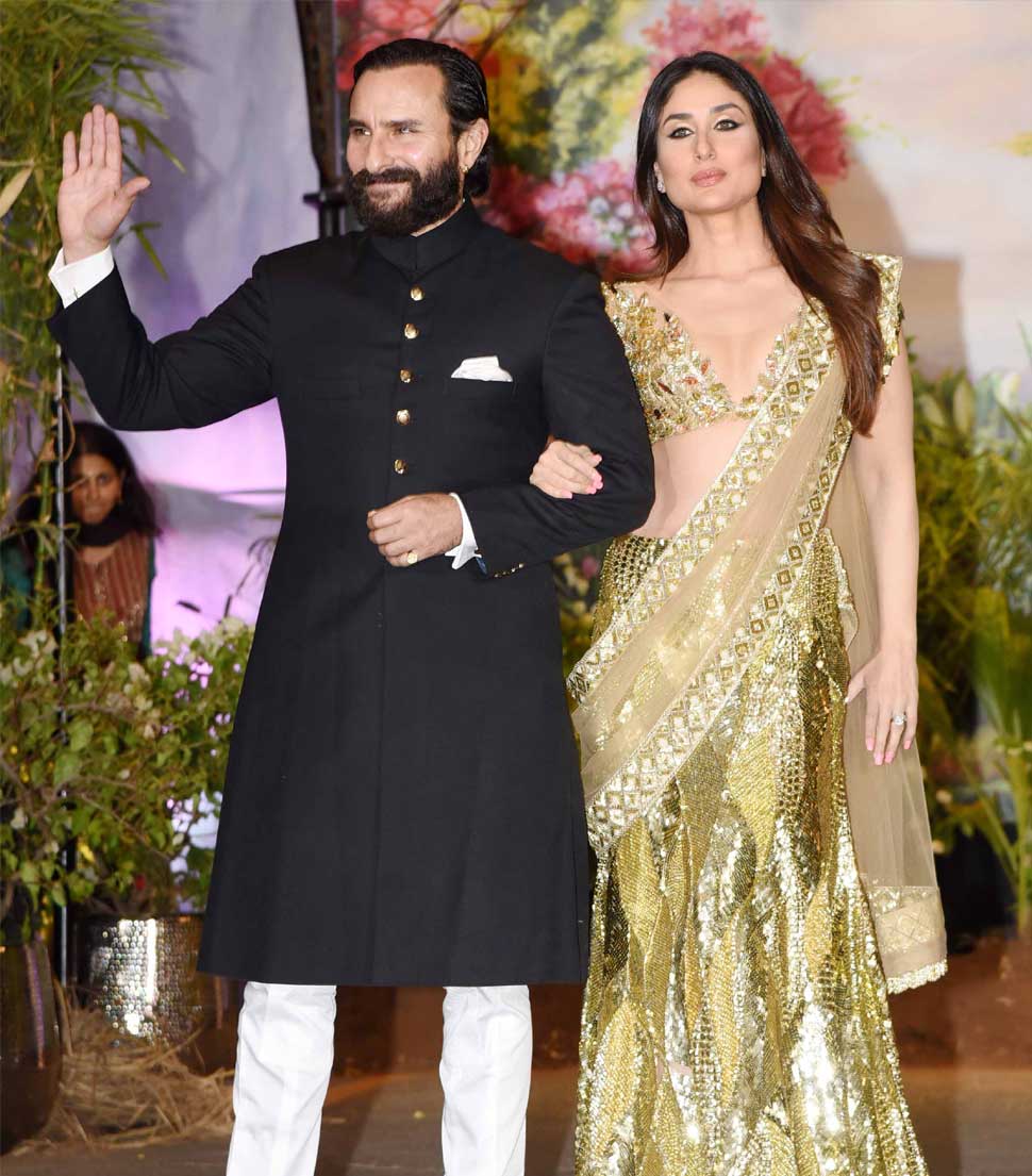 Abhishek-Aishwarya, Kareena-Saif celeb Couple Made a styelish Entry at Sonam Kapoor wedding reception