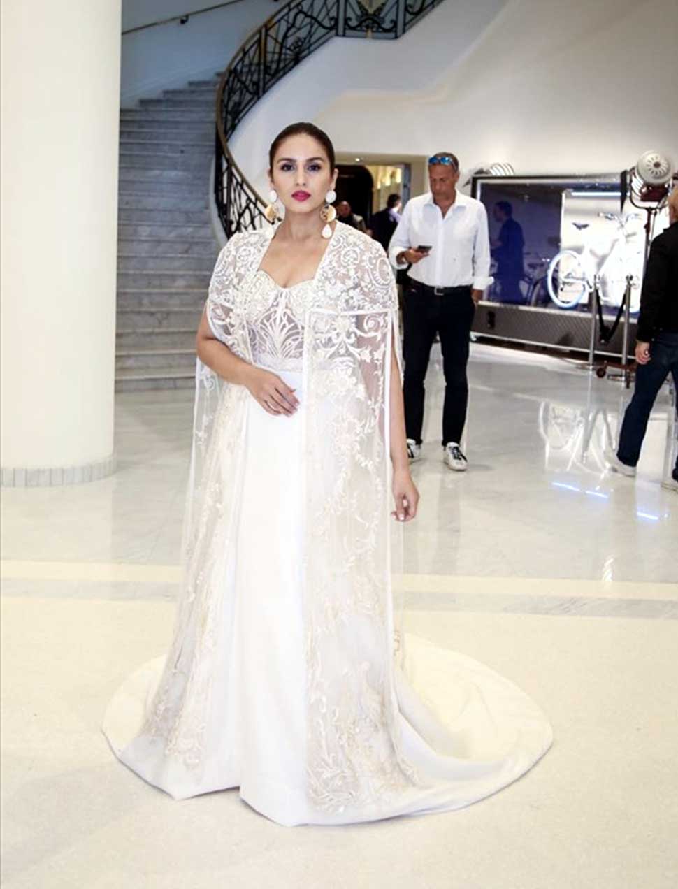 Huma Qureshi begins her journey at Cannes Film Festival, looking beautiful in white