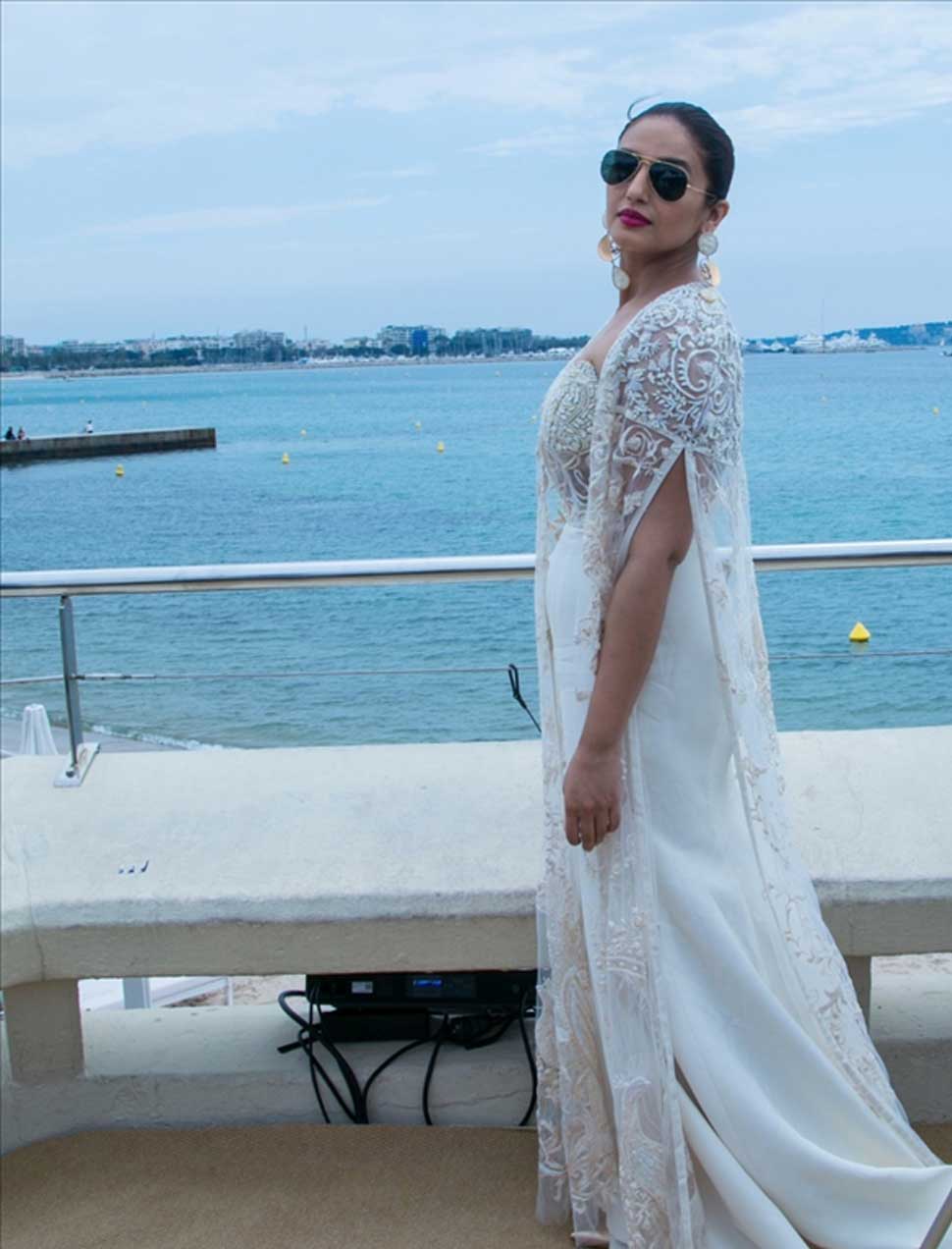 Huma Qureshi begins her journey at Cannes Film Festival, looking beautiful in white