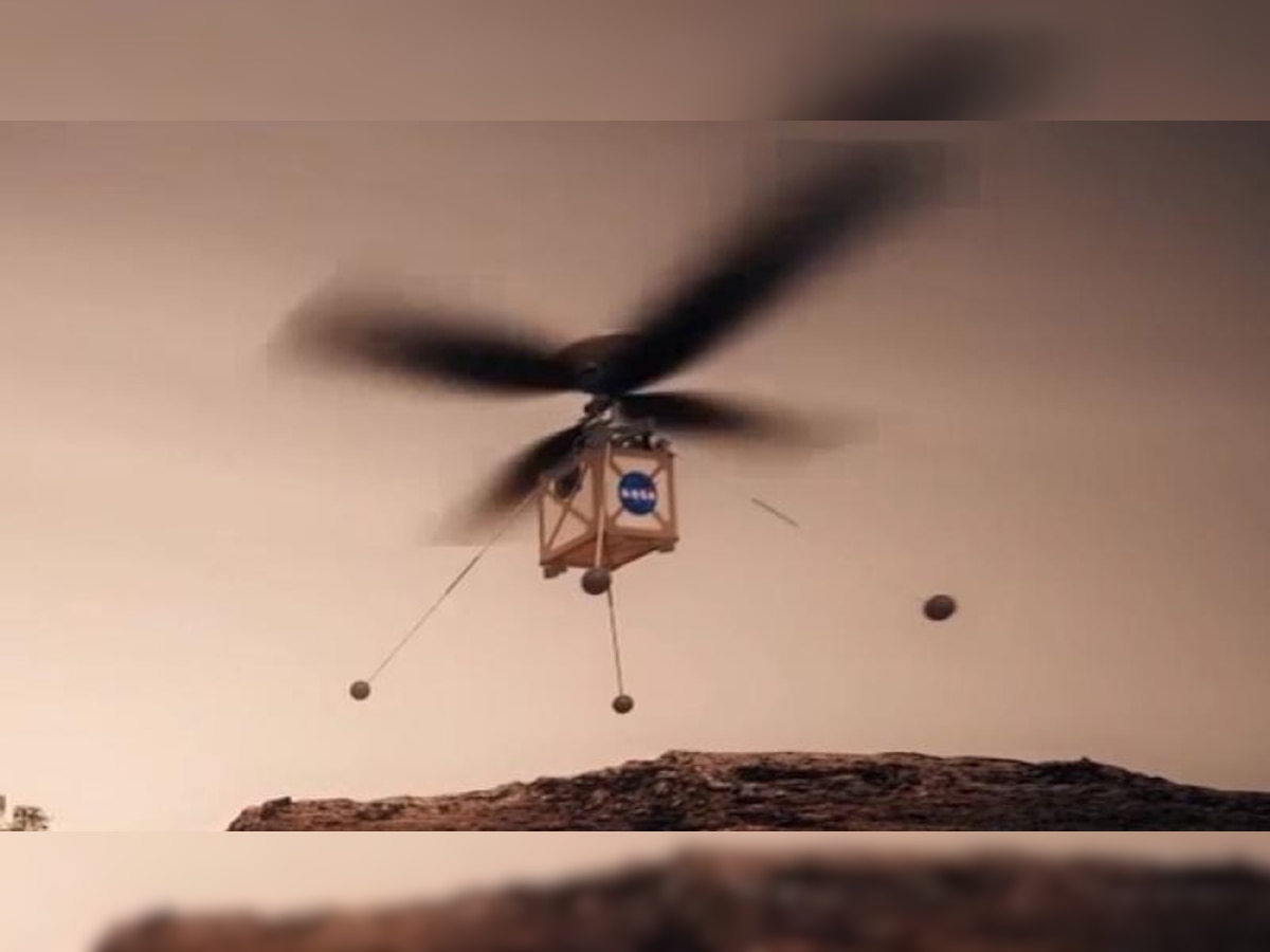 मंगळावर हॅलिकॉप्टर उडवणार नासा, व्हिडिओ व्हायरल  title=