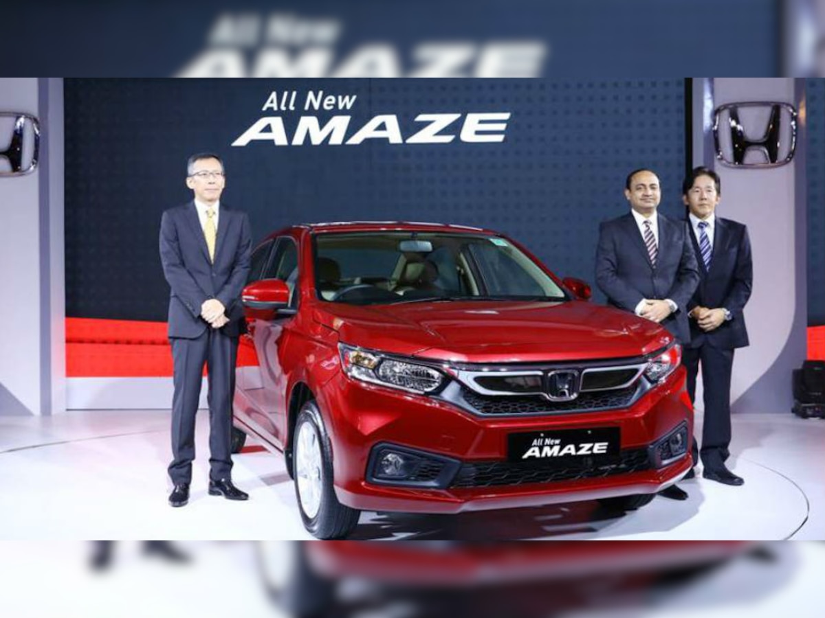 Honda Amaze भारतात लाँच, जाणून घ्या फिचर्स आणि किंमत  title=