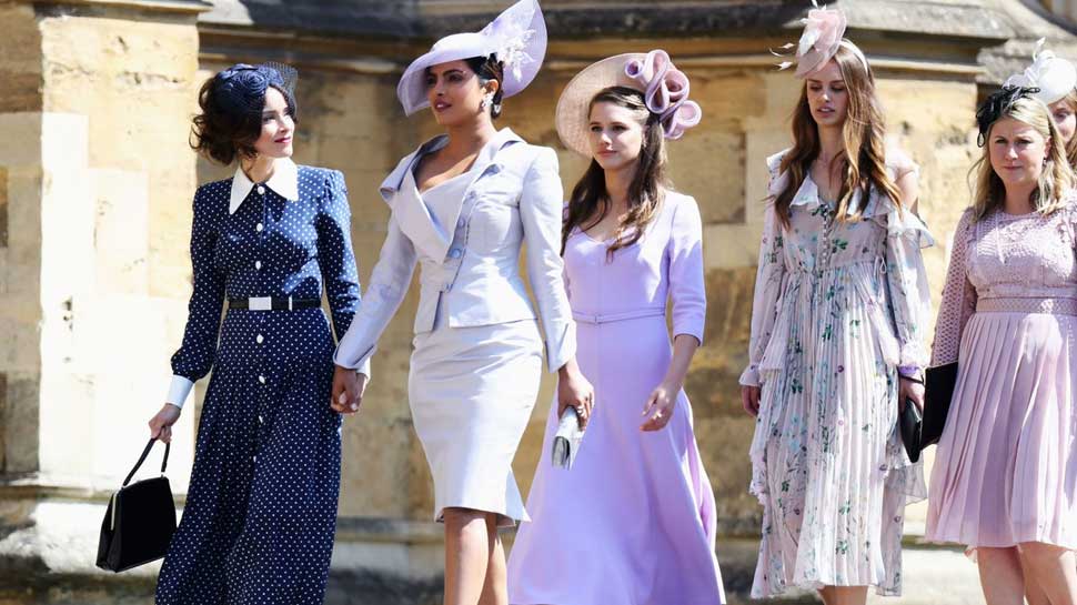 Indian Girl Priyanka Chopra at Royal Wedding Looks Perfect