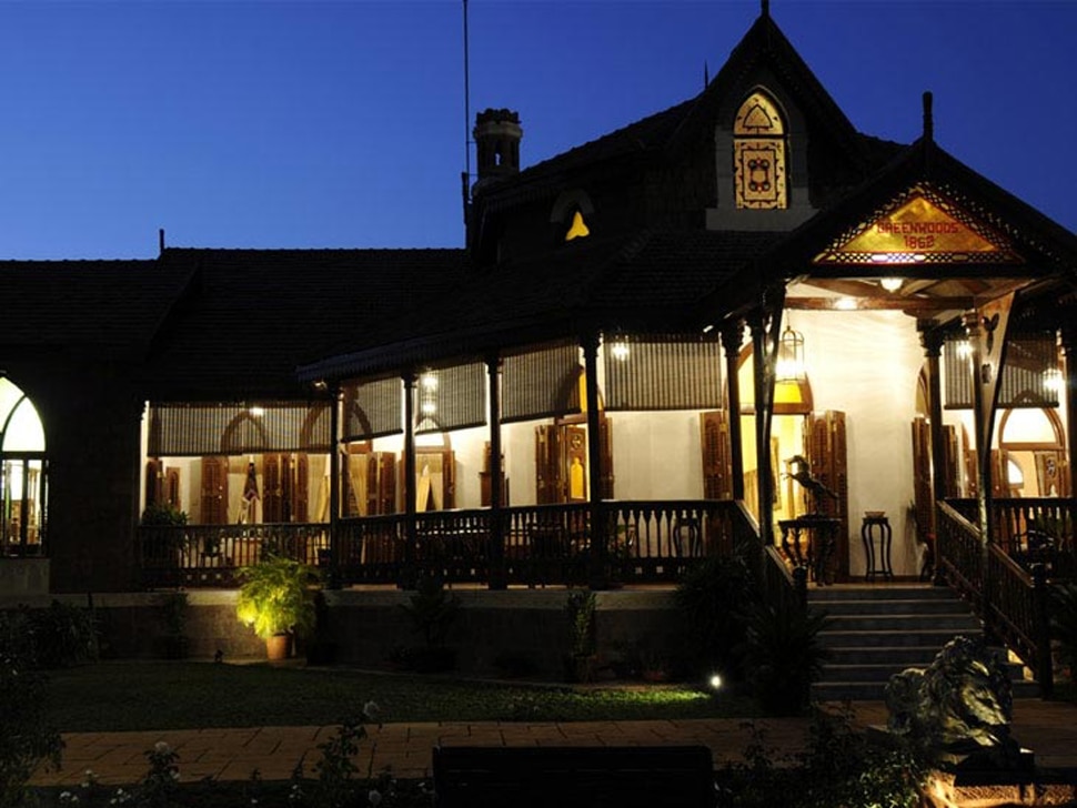 Gardening area in Piramal Bungalow, Mahabaleshwar