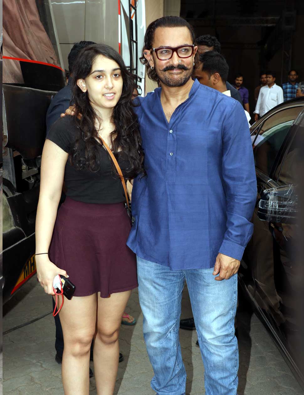 PICS: Aamir Khan spotted with son Junaid and daughter Ira along with Kiran Rao