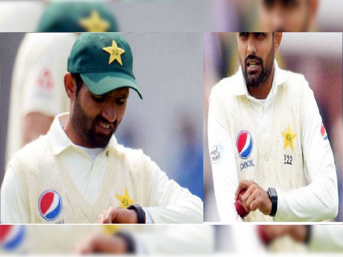 आयसीसीने मैदानात पाकिस्तानच्या खेळाडूंना हातातली घड्याळं काढायला लावली title=