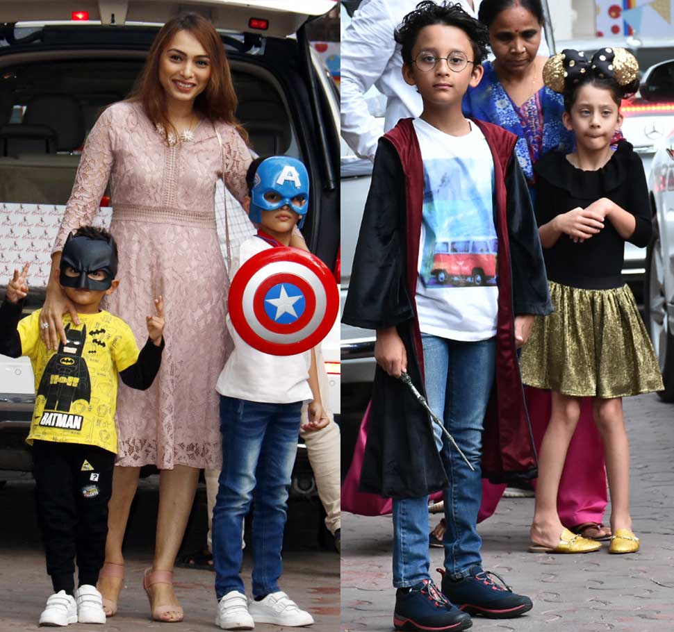 Aishwarya Rai Bachchan with Daughter attends Shilpa Shetty’s son’s birthday Party