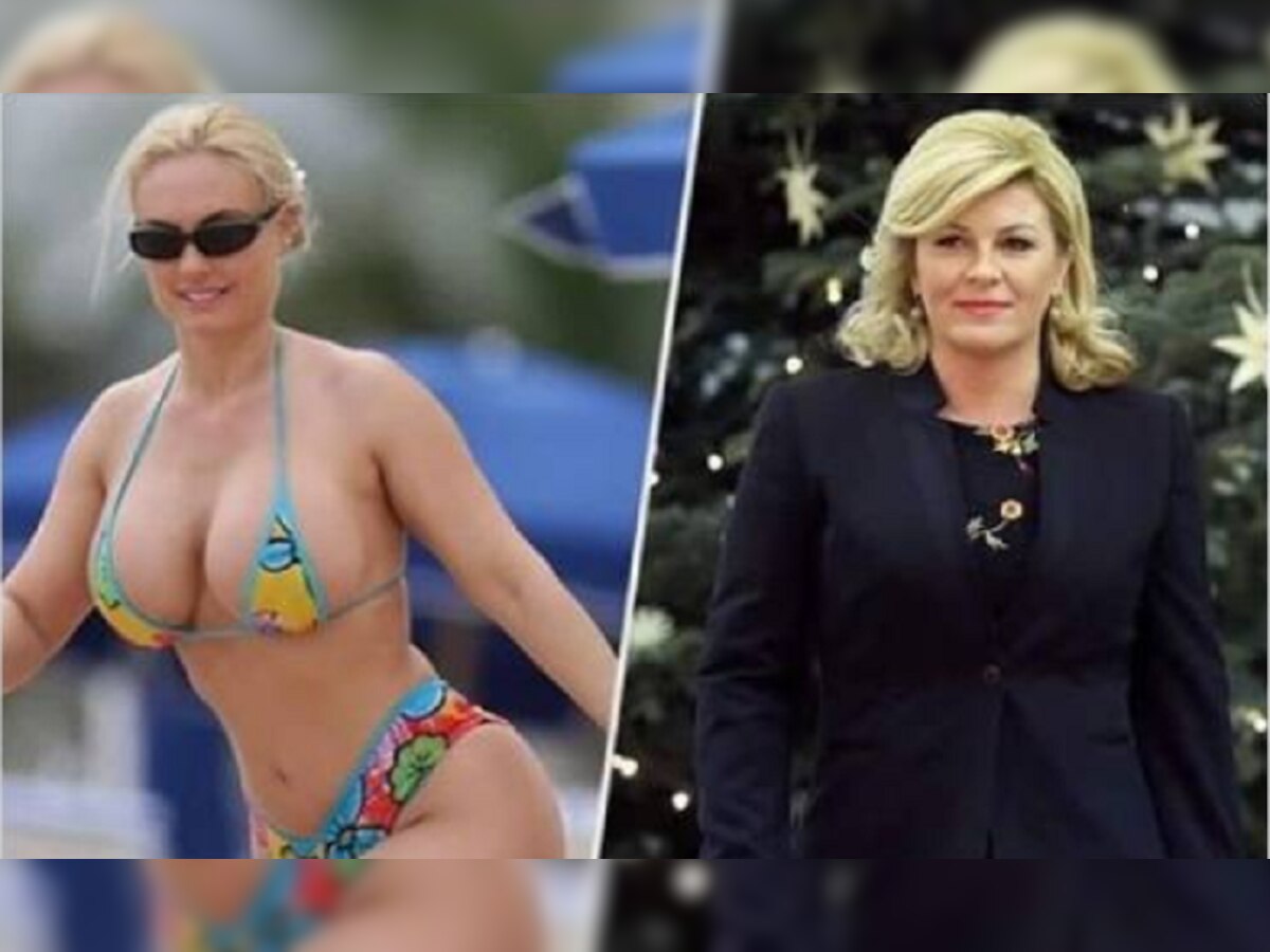 VIRALमागचं सत्य : बिकिनीतले ते फोटो क्रोएशिया राष्ट्रपतींचे? title=