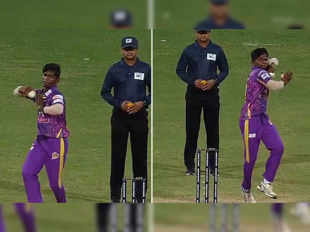 VIDEO : 'या' भारतीय खेळाडूची गोलंदाजी प्रतिभा पाहून तुम्ही आश्चर्यचकित व्हाल  title=