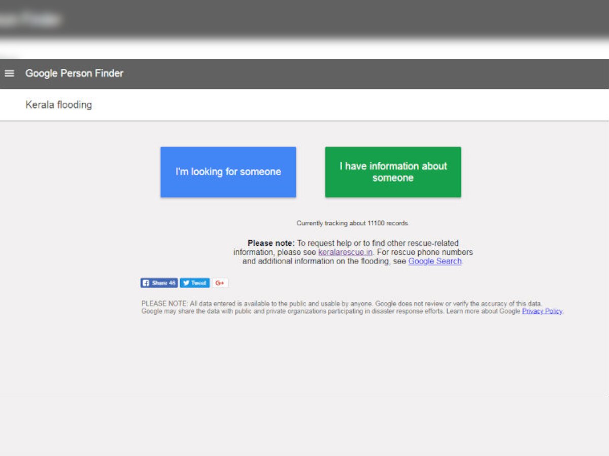 केरळमध्ये हरवलेल्या व्यक्तींना शोधण्यासाठी गुगलचा वापर title=