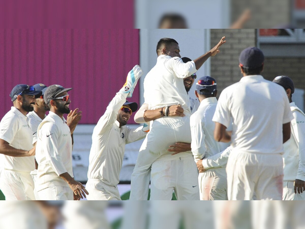 तिसऱ्या टेस्टमध्ये भारताचा दणदणीत विजय title=