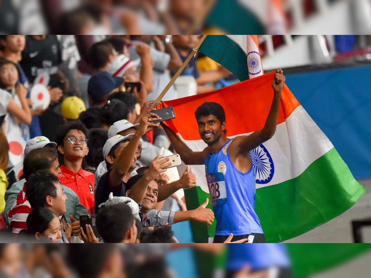 आशियाई स्पर्धा २०१८: भारताच्या जॉनसनला सुवर्ण पदक title=
