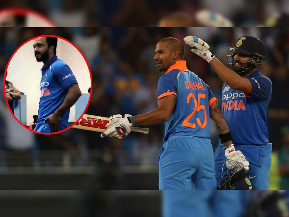 VIDEO : पाकिस्‍तानला हरवल्यानंतर Team India सोबत केदार जाधवचा Dance title=