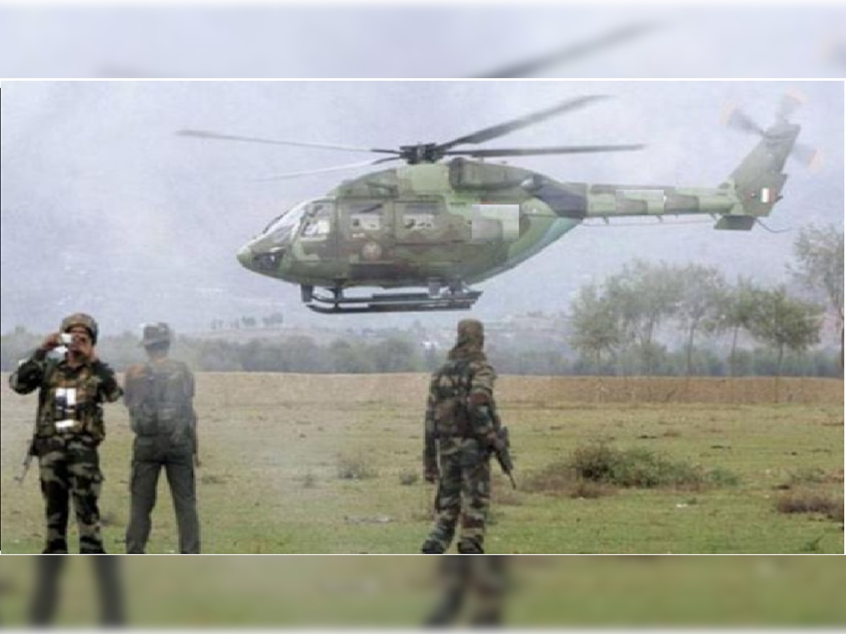 भारतीय हद्दीत घुसलं पाकिस्तानचे हेलिकॉप्टर, भारतीय जवानांचा गोळीबार title=