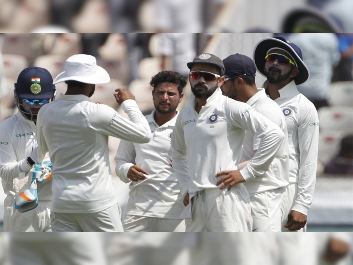 दुसऱ्या टेस्टमध्येही भारतानं वेस्ट इंडिजला चिरडलं, मालिकाही जिंकली title=