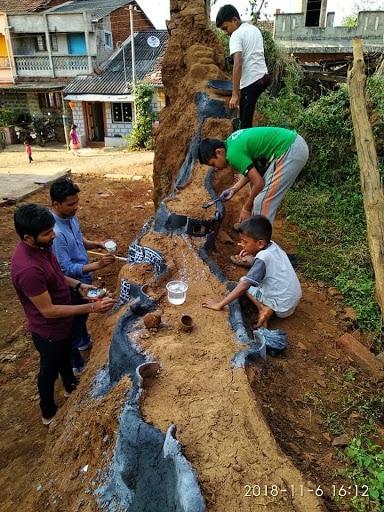 fort making competition at kolhapur - pratapgad_three