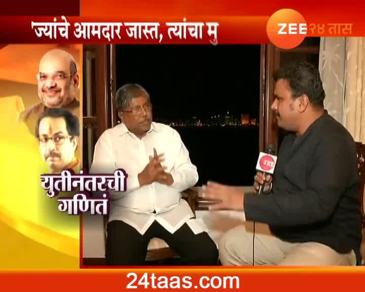 Mumbai BJP Leader Chandrakant Patil On Sena BJP Alliance Calculation